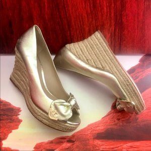 NWT Tory Burch Dory 85mm Espadrille Wedge Size 6.5